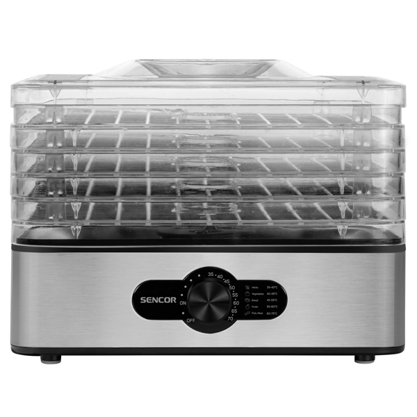 ჩირის აპარატი Sencor SFD 950SS, 240W, Black/Silver