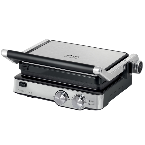 გრილი Sencor SBG 4010SS, 2000W, Grill, Black/Silver