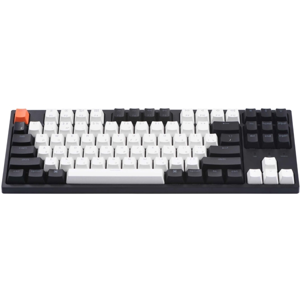 კლავიატურა Keychron K2C2H, Gateron Blue, Wireless, USB, BT, Gaming Keyboard, Black