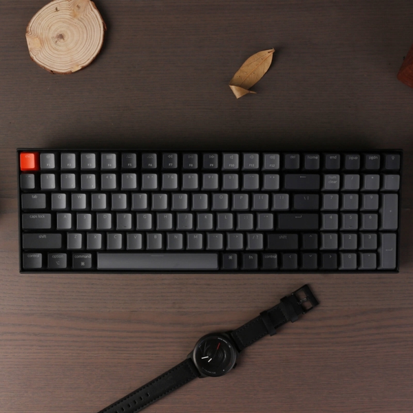 კლავიატურა Keychron K4C1, Gateron Red, Wireless, USB, BT, Gaming Keyboard, Black