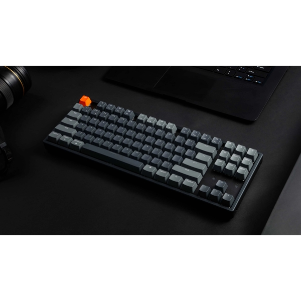 კლავიატურა Keychron K8Q3, Gateron Gray, Wireless, USB, BT, Gaming Keyboard, Black