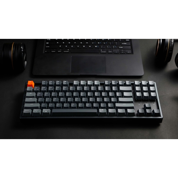 კლავიატურა Keychron K8Q3, Gateron Gray, Wireless, USB, BT, Gaming Keyboard, Black