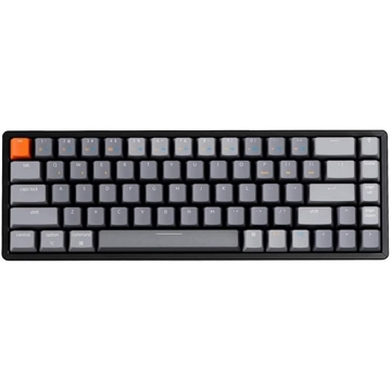 კლავიატურა Keychron K6W3, Gateron Brown, Wireless, USB, BT, Gaming Keyboard, Black