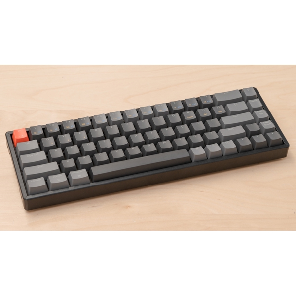 Keychron K6W1, Gateron Red, Wireless, USB, BT, Gaming Keyboard, Black