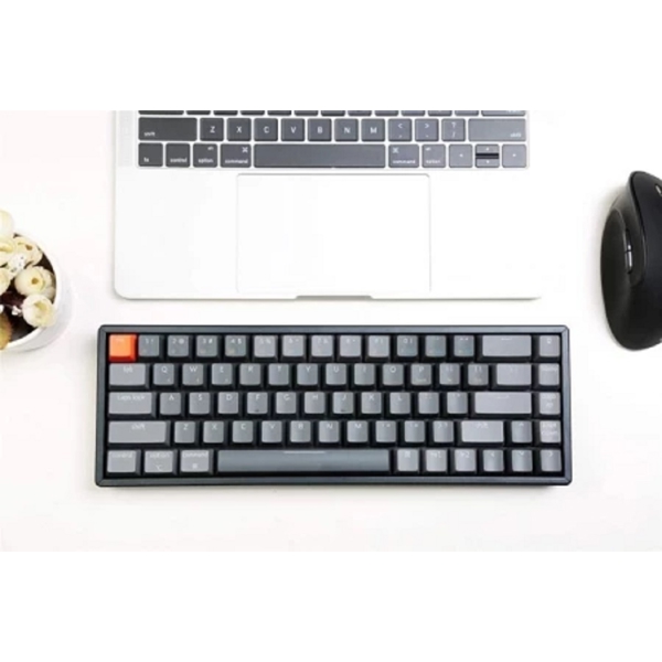 Keychron K6W1, Gateron Red, Wireless, USB, BT, Gaming Keyboard, Black