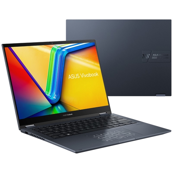 ნოუთბუქი Asus 90NB0WT1-M00800 Vivobook Flip 14, 14", Ryzen 5-5600H, 8GB, 512GB SSD, Integrated, W11H, Blue