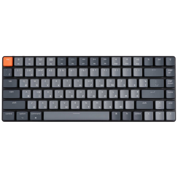 კლავიატურა Keychron K3D1, Optical Red, Wireless, USB, BT, Gaming Keyboard, Black