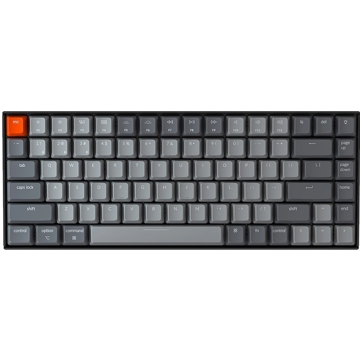 კლავიატურა Keychron K2C2, Gateron Blue, Wireless, USB, BT, Gaming Keyboard, Black