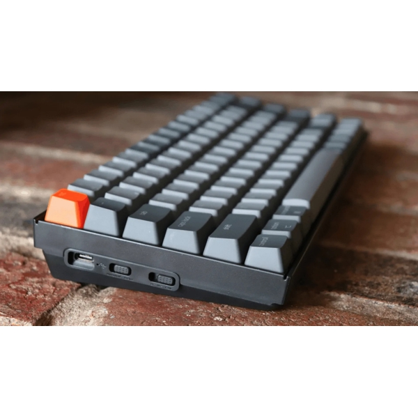 Keychron K2C2, Gateron Blue, Wireless, USB, BT, Gaming Keyboard, Black