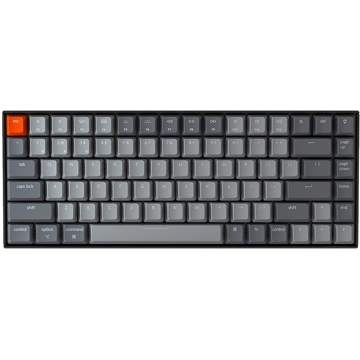 კლავიატურა Keychron K2C1, Gateron Red, Wireless, USB, BT, Gaming Keyboard, Black