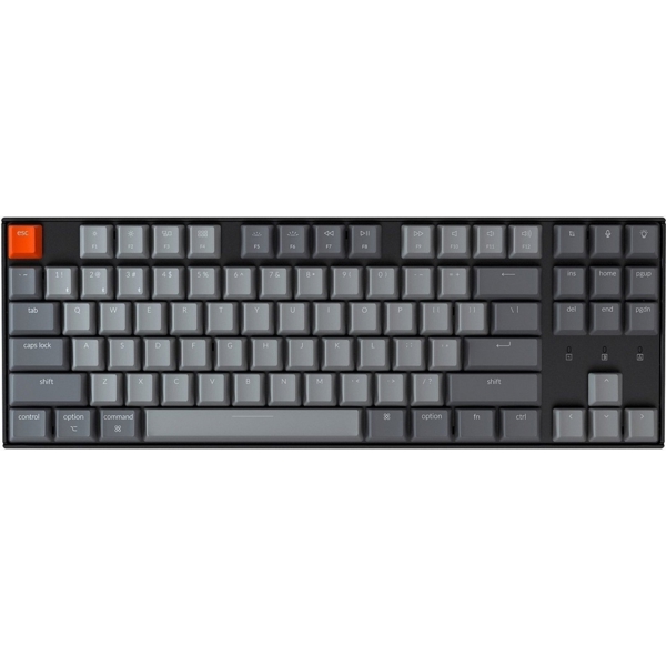 Keychron K8A3, Gateron Brown, Wireless, USB, BT, Gaming Keyboard, Grey