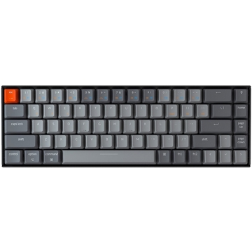 კლავიატურა Keychron K6O2, Gateron Blue, Wireless, USB, BT, Gaming Keyboard, Black