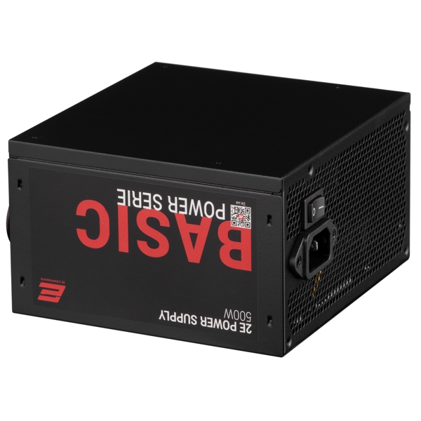 კვების ბლოკი 2E 2E-BP500-120APFC, 500W, Power Supply, Black