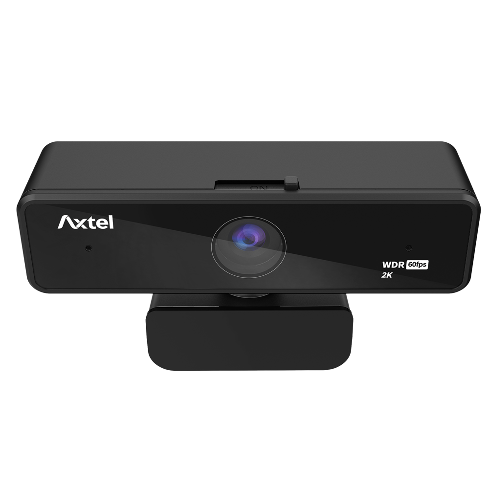 Axtel AX-2K-1440P, 2K, Built-in Microphone, Webcam, Black