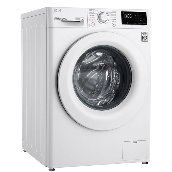 სარეცხი მანქანა LG F4WV309S3E, 9Kg, B, 1400Rpm, 73Db, Washing Machine, White