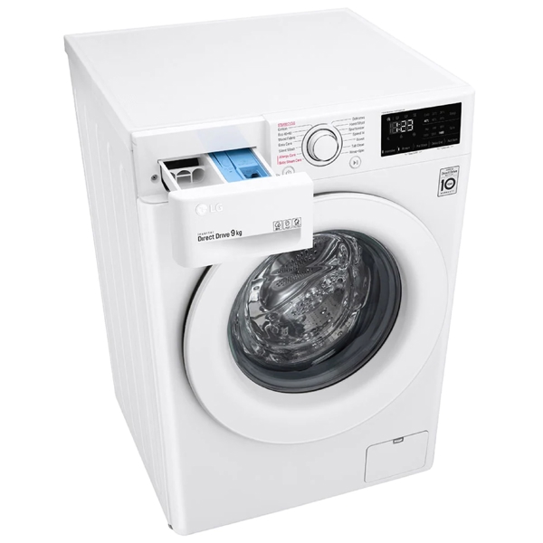 სარეცხი მანქანა LG F4WV309S3E, 9Kg, B, 1400Rpm, 73Db, Washing Machine, White