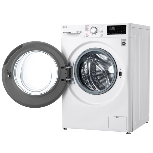 სარეცხი მანქანა LG F4WV309S3E, 9Kg, B, 1400Rpm, 73Db, Washing Machine, White