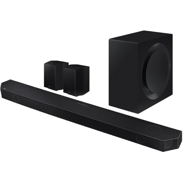 სახლის კინოთეატრი Samsung HW-Q990B/RU, 41W, Bluetooth, Wi-Fi, Soundbar, Black