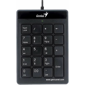 კლავიატურა Genius 110, Wired, USB, NumPad, Black