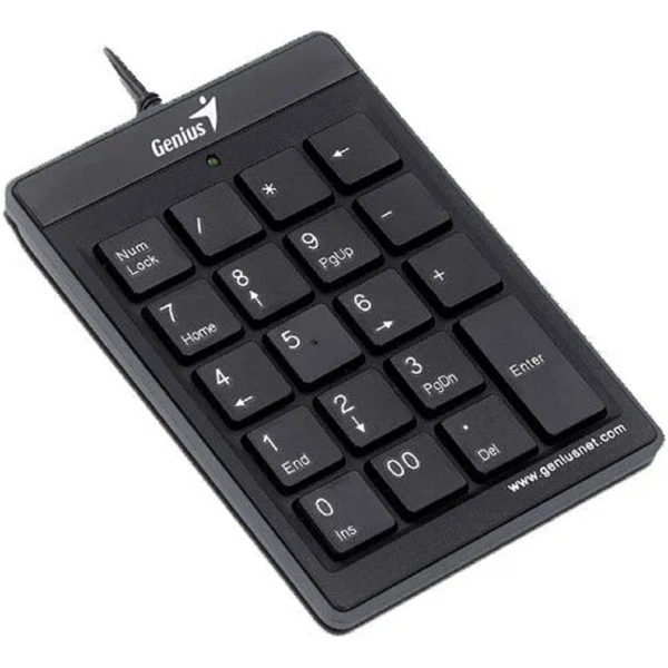 კლავიატურა Genius 110, Wired, USB, NumPad, Black