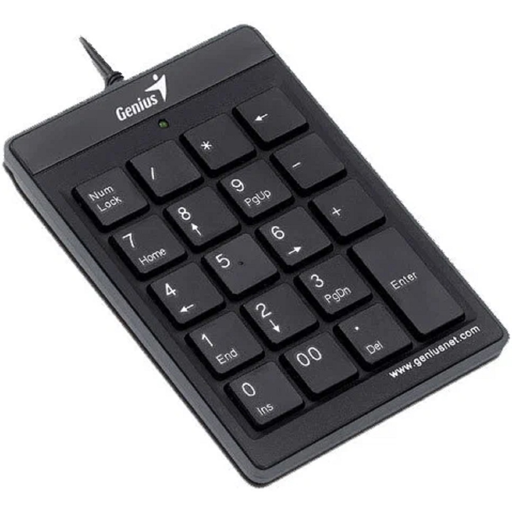 კლავიატურა Genius 110, Wired, USB, NumPad, Black