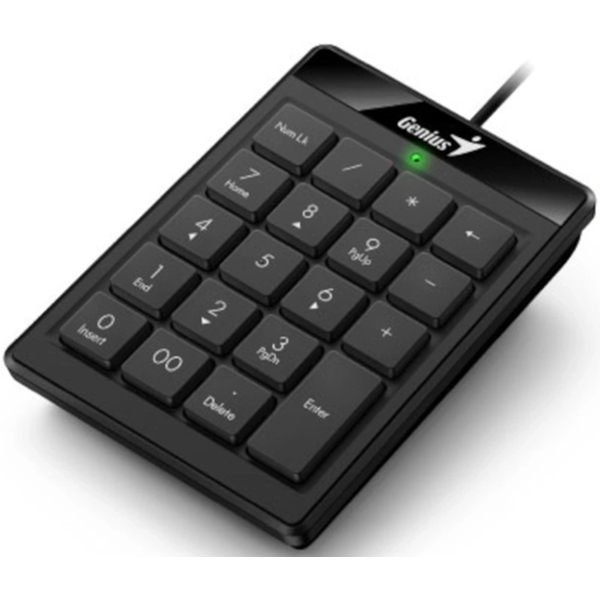 კლავიატურა Genius 110, Wired, USB, NumPad, Black