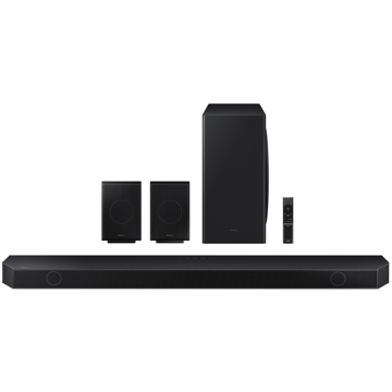 სახლის კინოთეატრი Samsung HW-Q930B/RU, 42W, Bluetooth, Wi-Fi, Soundbar, Black