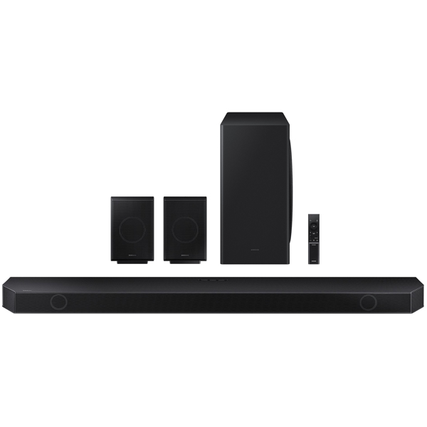 სახლის კინოთეატრი Samsung HW-Q930B/RU, 42W, Bluetooth, Wi-Fi, Soundbar, Black