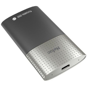 Netac NT01Z9-500G-32BK Z9, 500GB, External SSD, USB 3.2, USB Type-C, Black