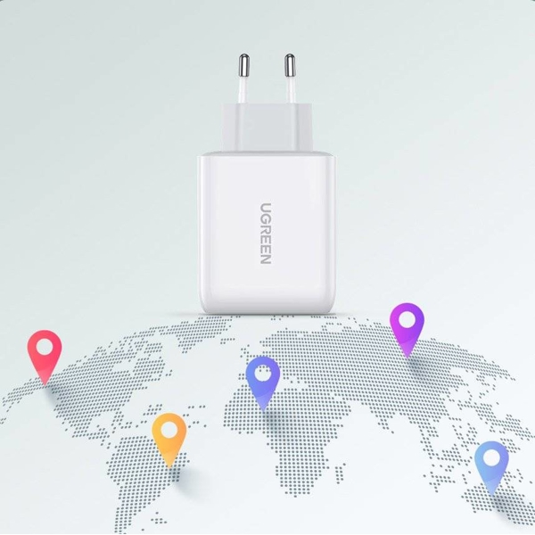 UGREEN CD170 (60468), 38W, USB, Type-C, White