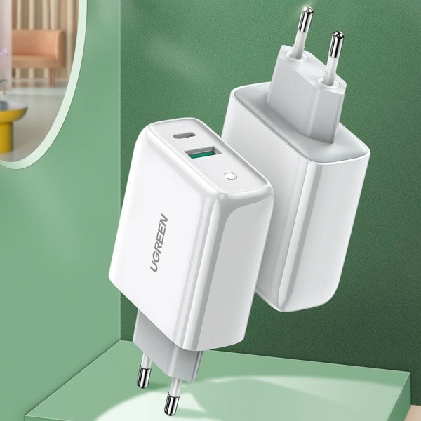 UGREEN CD170 (60468), 38W, USB, Type-C, White