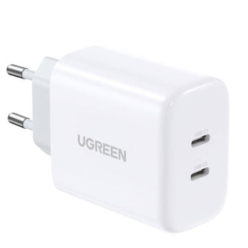 UGREEN CD243 (10343), 40W, 2xType-c, White