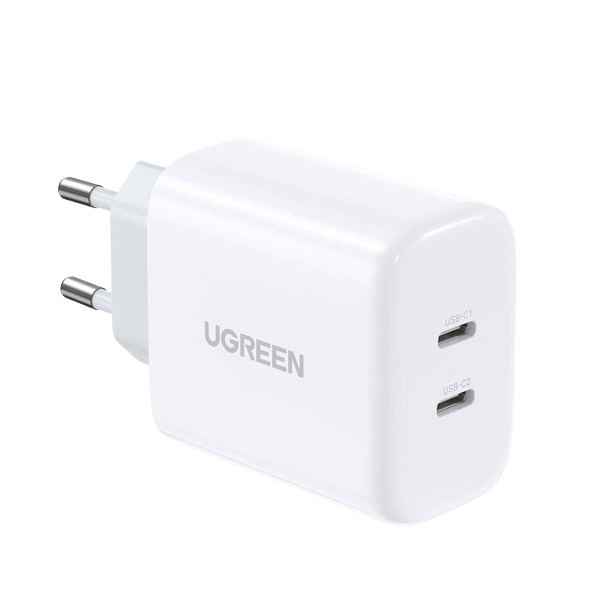 UGREEN CD243 (10343), 40W, 2xType-c, White