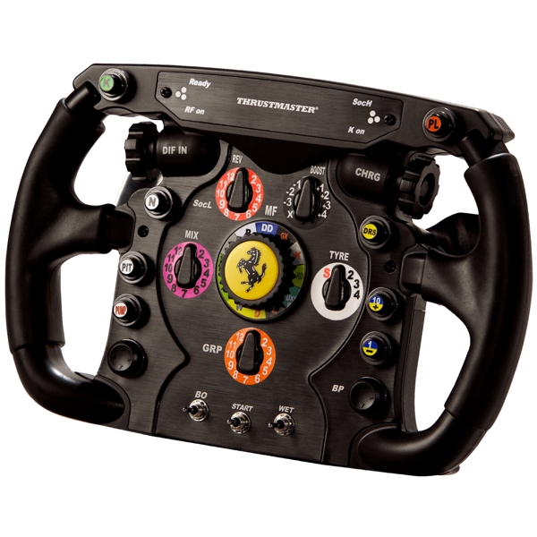 კომპიუტერული საჭე Thrustmaster Ferrari F1, PS3, PS4, Xbox One, PC, Racing Wheel, Black