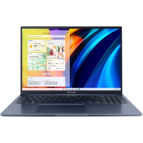 ნოუთბუქი Asus X1503ZA-L1493 Vivobook 15X, 15.6", i3- 1220P, 16GB, 512GB SSD, Integrated, Blue