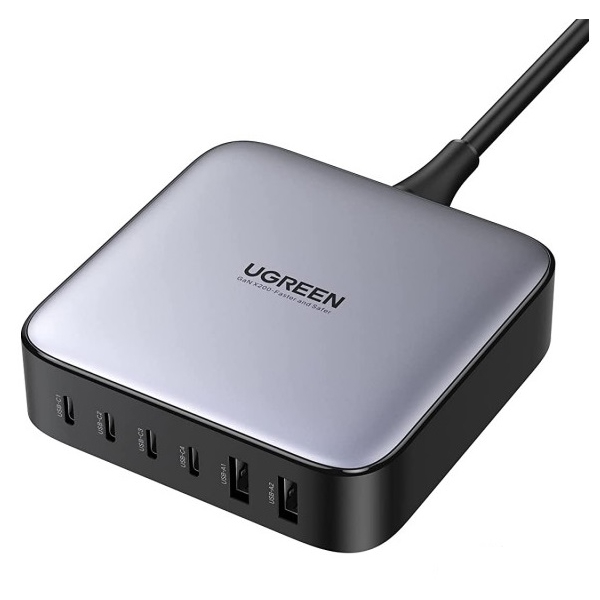 UGREEN CD271 (40914) Nexode, 200W, 4x Type-c, 2x USB, Space Gray