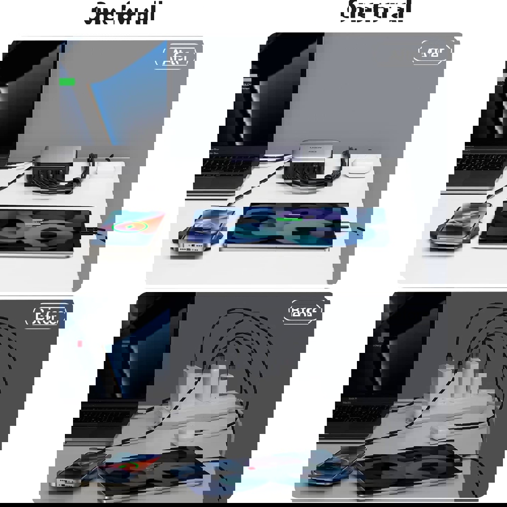 UGREEN CD271 (40914) Nexode, 200W, 4x Type-c, 2x USB, Space Gray