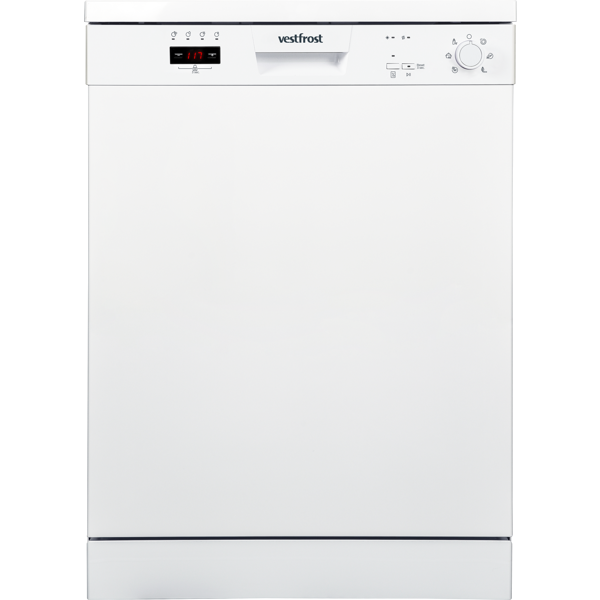 ჭურჭლის სარეცხი მანქანა Vestfrost VFA2WFS606, 57Dba, Dishwasher, White