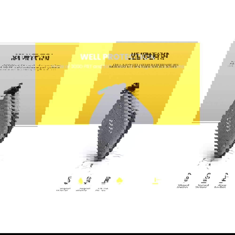 UGREEN LP128 (70577), Headphone Case, Gray