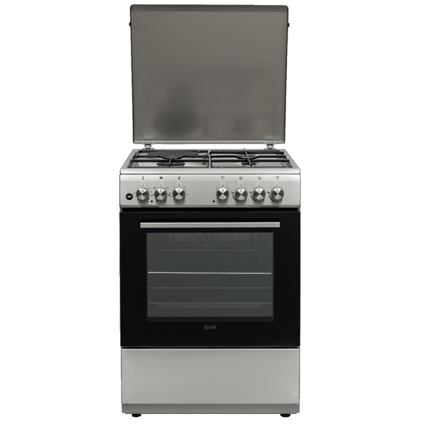 Vox GTR 6315 IX, 3 Gas, Oven, Stainless Steel