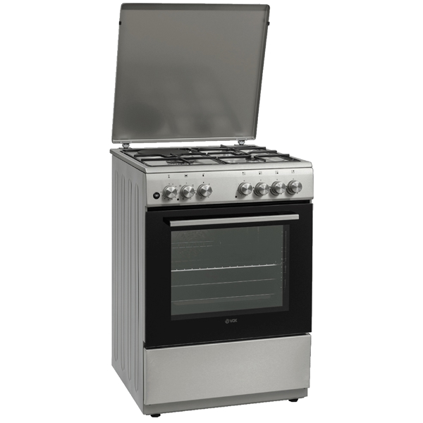 Vox GTR 6315 IX, 3 Gas, Oven, Stainless Steel