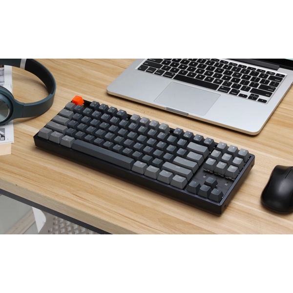 კლავიატურა Keychron K8Q1_Keychron K8, Gateron Red, Wireless, USB, BT, Gaming Keyboard, Black