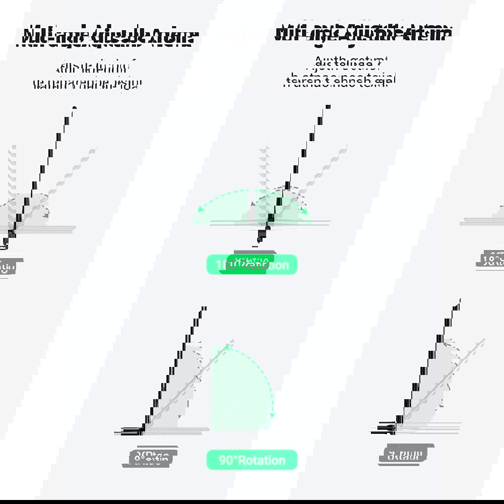 Wifi ადაპტერი UGREEN CM496 (90339), Wifi Adapter, Black
