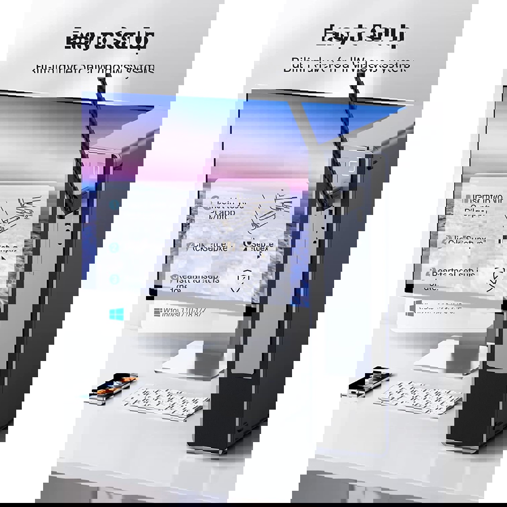 Wifi ადაპტერი UGREEN CM496 (90339), Wifi Adapter, Black