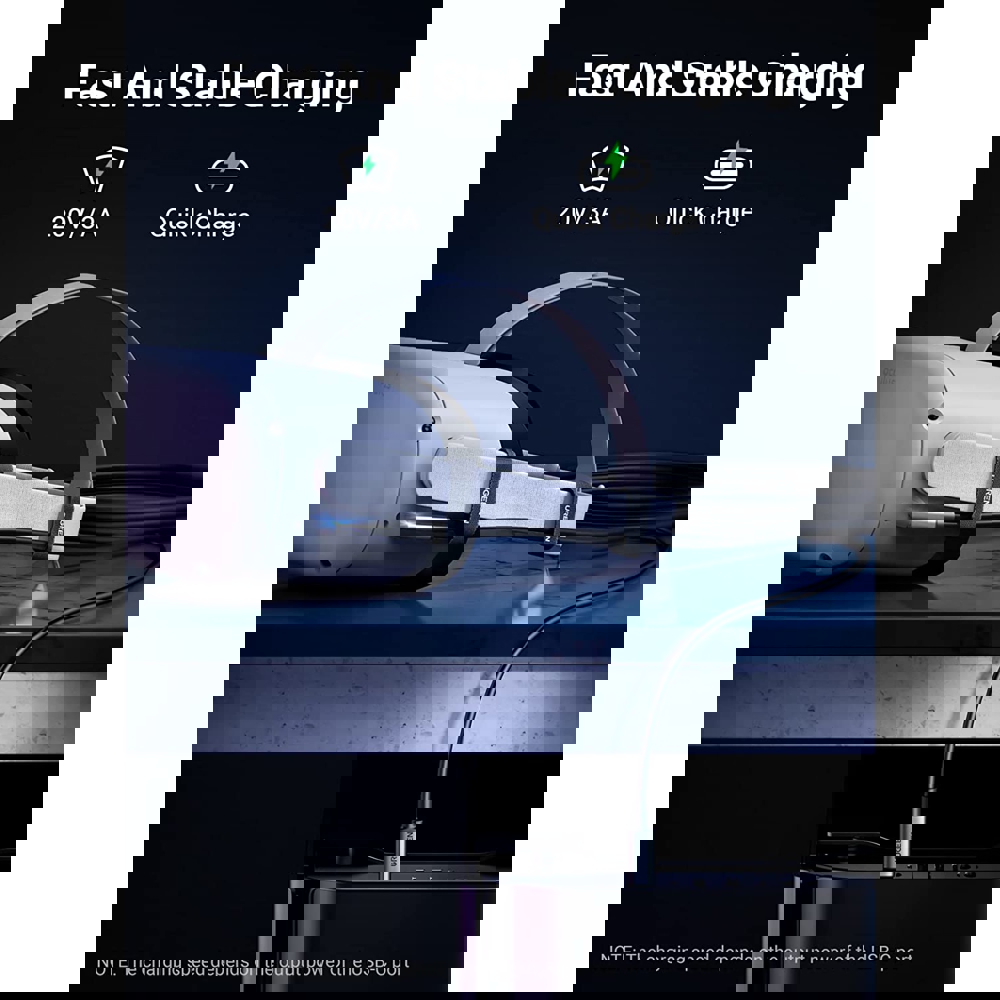 UGREEN US551 (90629), 60W, Type-c to Type-c Cable, 5m, Black