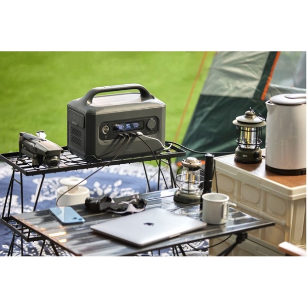 ელექტრო სადგური UGREEN GS600 (15050) PowerRoam, 680Wh, Type-c, USB-A, AC, Wifi, BT, Power Station, Black