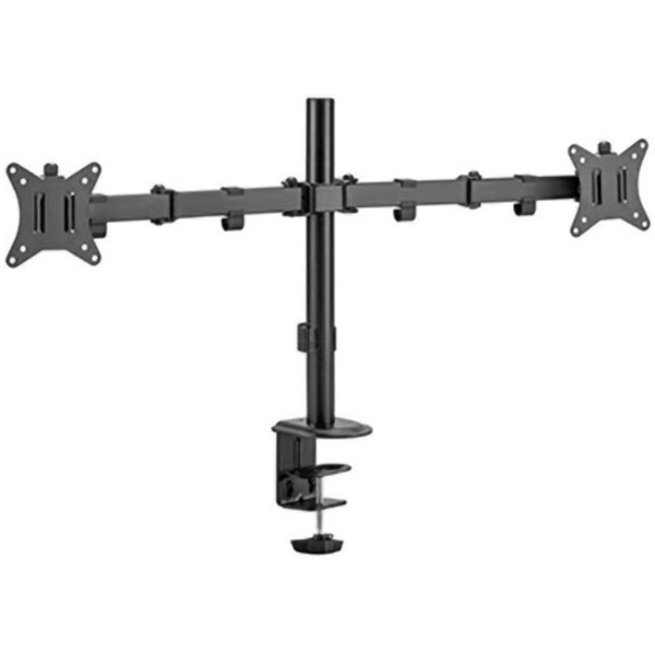 მონიტორის საკიდი 2E 2Eco2mon Reykife, 17"-32",  Double Monitor Mount, Black