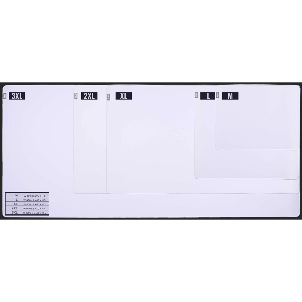მაუსის პადი 2E 2E-SPEED-XL-WH-PRO, Gaming Mouse Pad, XL, White