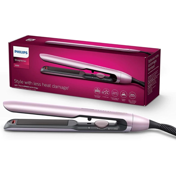 თმის უთო Philips BHS530/00, Hair Straightener, Pink