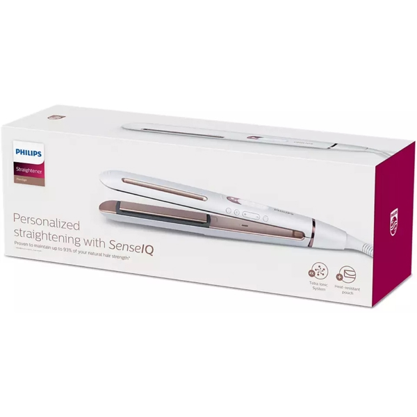 თმის უთო Philips BHS830/00, Hair Straightener, White